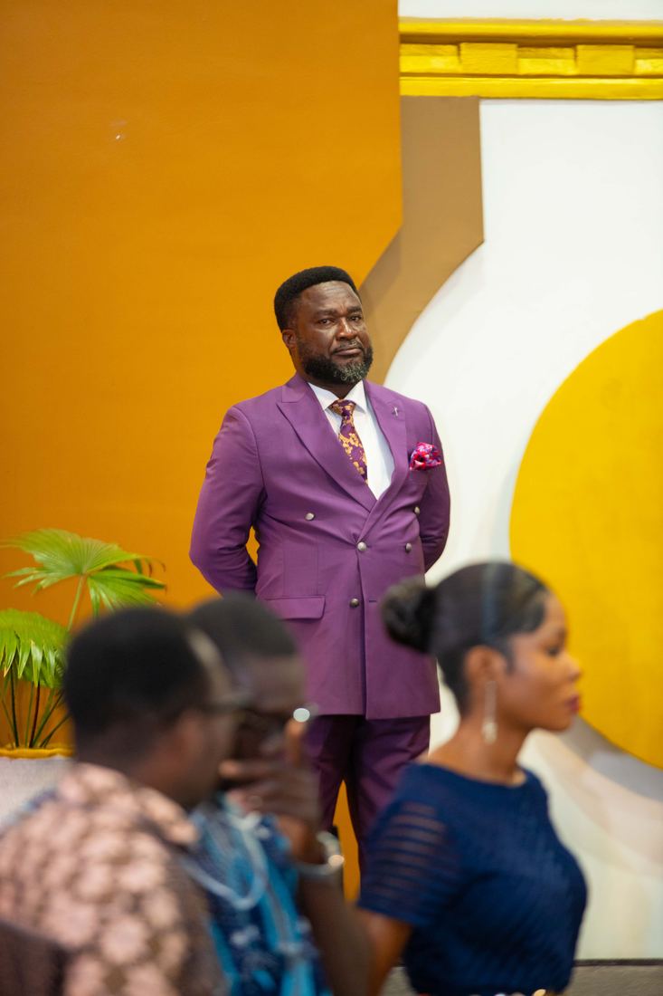 Rev. Emmanuel Osei Yeboah at the commissioning service