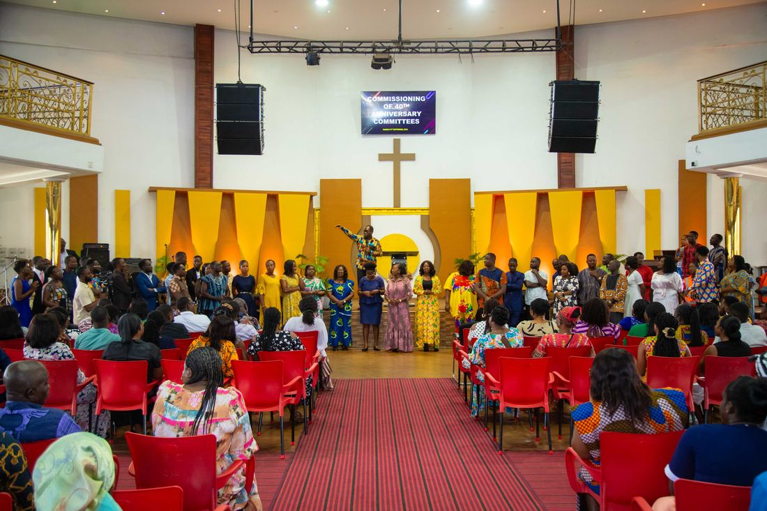 Commissioning of 40th Anniversary Committees service in progress